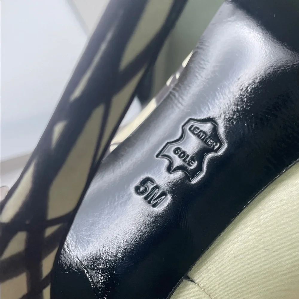 Tory Burch Clancy Black Open Toe Pump satin crystal embellished